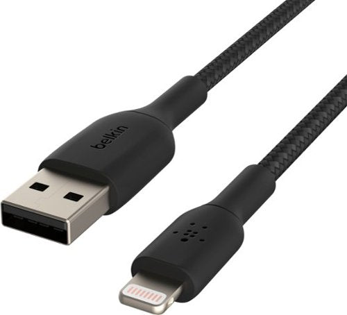 Belkin CAA002BT2MBK BOOST CHARGE 6.6 ft. Apple Lightning to USB-A ChargeSync Cable - Black