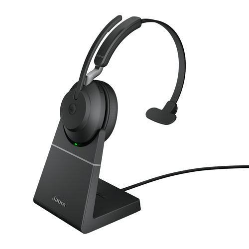 Jabra Evolve2 65 - Link390a MS Mono Stand Black NA