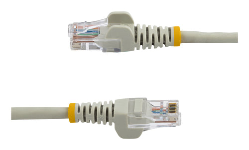StarTech.com Cat5e patch cable with snagless RJ45 connectors – 3 ft, gray