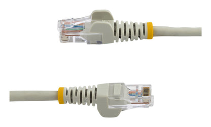 StarTech.com Cat5e patch cable with snagless RJ45 connectors – 3 ft, gray