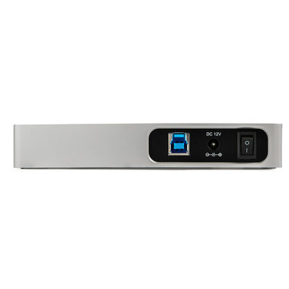 StarTech.com 7 Port USB C Hub with Fast Charge Port - USB-C to 5x USB-A 2x USB-C (USB 3.0 SuperSpeed 5Gbps) - Self Powered USB 3.2 Gen 1 Type-C Hub w/ Power Adapter - Desktop/Laptop Hub
