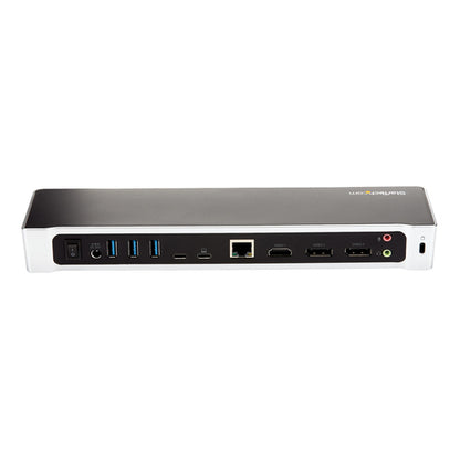 StarTech.com 4K USB-C Dock, Triple UHD 4K Monitor Docking Station, Mac & Windows, USB C to HDMI & DisplayPort, 100W Power Delivery, 5x USB 5Gbps Hub - TAA