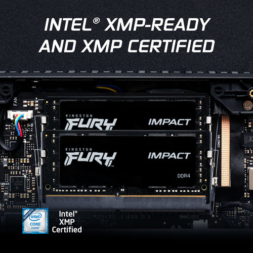 Kingston Technology FURY 64GB 3200MT/s DDR4 CL20 SODIMM (Kit of 2) Impact