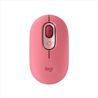 Logitech POP Mouse  Wireless Mouse with Customizable Emojis  SilentTouch Technology  Precision/Speed Scroll  Bluetooth  Heartbreaker