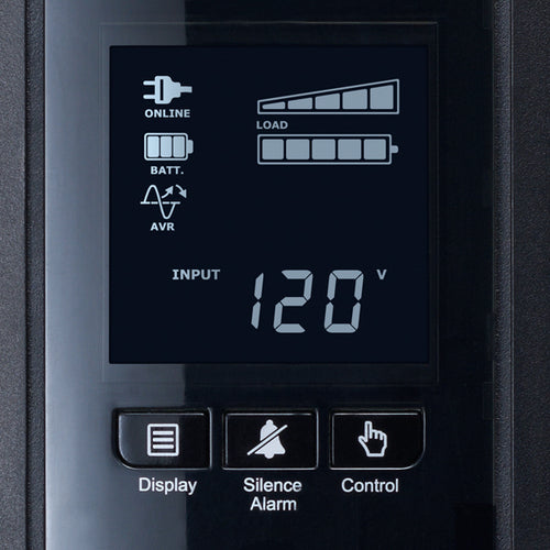CyberPower CP1500PFCLCD uninterruptible power supply (UPS) Line-Interactive 1.5 kVA 900 W 10 AC outlet(s)