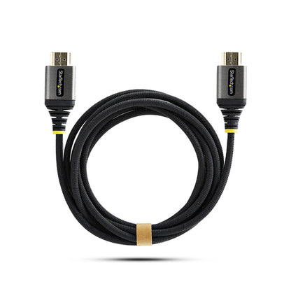 StarTech.com 10ft (3m) Premium Certified High Speed HDMI Cable, Ultra Flexible HDMI Cable, 4K 60Hz/1440p 144Hz w/HDR10/ARC, 18Gbps, High Flex Braided HDMI Cord
