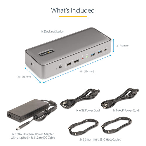 StarTech.com Dual-Laptop USB-C KVM Docking Station, Dual Monitor 4K 60Hz DisplayPort Dock, 5-Port USB Hub, GbE, 90W/45W Power Delivery to Two Laptops, Windows/Mac, 2-Host KVM Dock