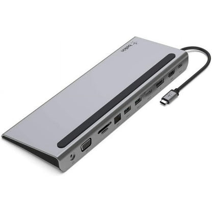 Belkin USB C Hub  11-in-1 Multi-Port Laptop Dock with 4K HDMI  DP  VGA  USB C Docking Station with 100W Power Delivery  USB A  Gigabit Ethernet  SD  MicroSD  3.5mm Port For MacBook Pro  Air and More
