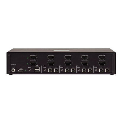 StarTech.com Secure 4-Port Dual-Monitor KVM Switch, HDMI or DisplayPort, 4K 60Hz, NIAP 4.0 Desktop KVM, Metal Housing, CAC Port, Made in the USA