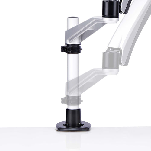 StarTech.com Monitor Desk Mount For 27in 16:9 or 30in 21:9 Ultrawide Screens, VESA 75x75/100x100, Tool-Less Arm Adjustments, C-Clamp/Grommet, Spring-Assisted Arm