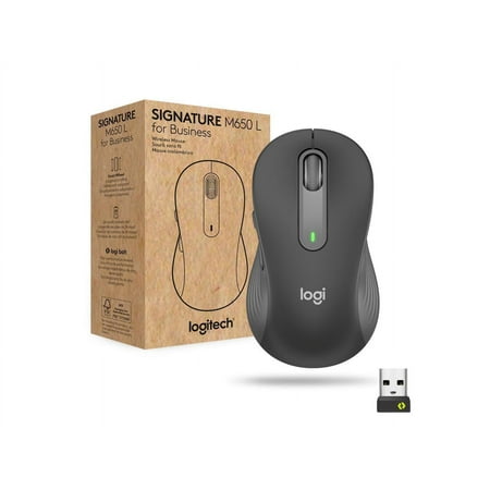 Logitech Signature M650L Mouse  Graphite