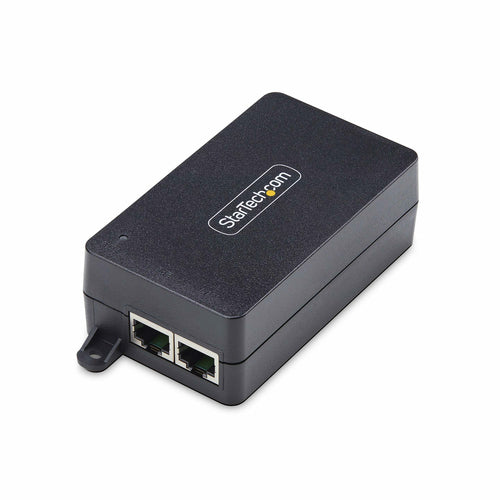 StarTech.com 1-Port Gigabit PoE+ Injector, 10M/100M/1G Ethernet, PoE/PoE+ (802.3af/802.3at), 30W Power Budget, Wall Mountable, Unmanaged Inline Power Over Ethernet - TAA