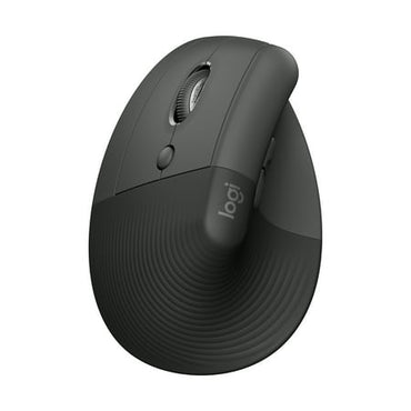 Logitech Lift Left Vertical Ergonomic Mouse  Left-Handed  Wireless  Bluetooth or Logi Bolt USB  Quiet clicks  4 Buttons  Compatible with Windows/macOS/iPadOS  Laptop  PC  Graphite