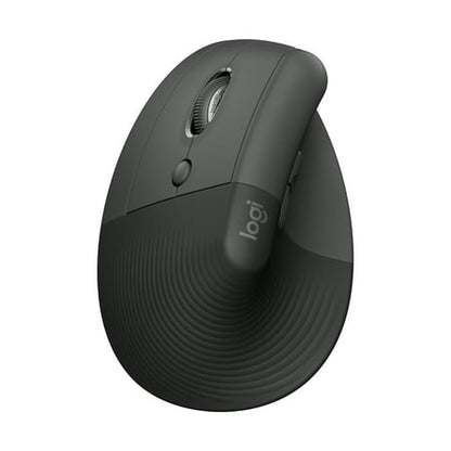 Logitech Lift Left Vertical Ergonomic Mouse  Left-Handed  Wireless  Bluetooth or Logi Bolt USB  Quiet clicks  4 Buttons  Compatible with Windows/macOS/iPadOS  Laptop  PC  Graphite