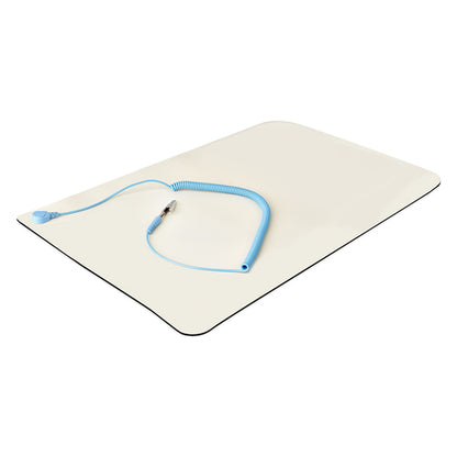 StarTech.com Anti Static Mat, ESD Mat for Electronics Repair, Anti Static Table/Desk Mat w/Detachable Grounding Wire, ANSI/ESD S 4.1, Flexible Thermoplastic Work Pad/Mat, 11x18in (30x46cm) - TAA