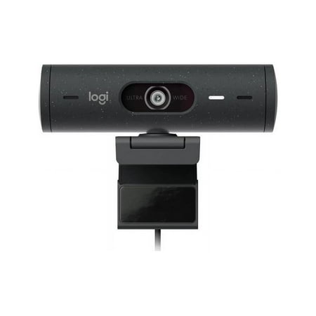 Logitech BRIO 505 Webcam - 4 Megapixel - 60 fps - Graphite - USB Type C - 1920 x 1080 Video - Auto-focus - 4x Digital Zoom - Microphone - Notebook  Display Screen  Monitor