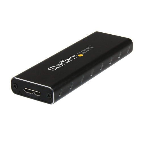 StarTech.com M.2 SSD Enclosure for M.2 SATA SSDs - USB 3.0 (5Gbps) with UASP - TAA