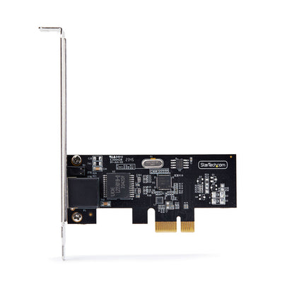 StarTech.com 1-Port 2.5Gbps NBASE-T PCIe Network Card, Intel® I225-V, Single-Port Computer Network Card, Ethernet MultiGigabit NIC, PCI Express Server LAN Card