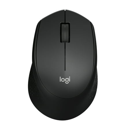 Logitech M330 SILENT PLUS Wireless Mouse  2.4GHz with USB Nano Receiver  1000 DPI Optical Tracking  2-year Battery Life  Compatible with PC  Mac  Laptop  Chromebook  Black