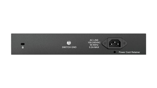 D-Link DGS-1016D network switch Unmanaged Gigabit Ethernet (10/100/1000) 1U Black, Silver