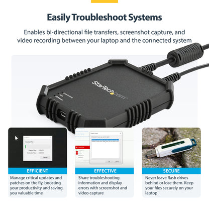 StarTech.com Laptop-to-Server KVM Console with Rugged Housing - TAA