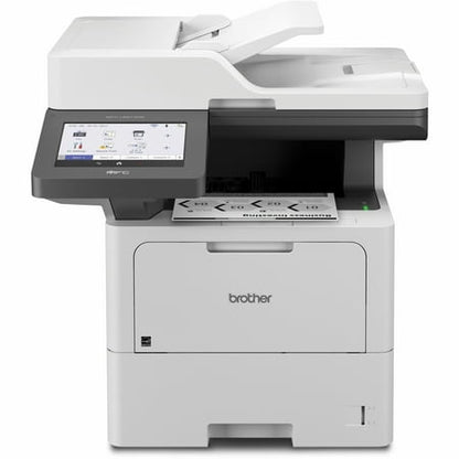 Brother - MFC-L6810DW Wireless Black-and-White All-in-One Laser Printer - White/Gray