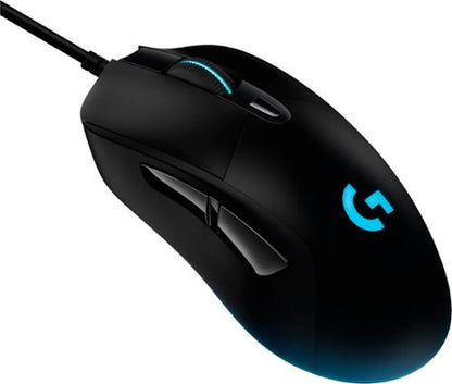 Logitech - G403 (Hero) Wired Optical Gaming Mouse - Wired - Black