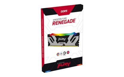 Kingston Technology FURY 48GB 8000MT/s DDR5 CL38 DIMM (Kit of 2) Renegade RGB White