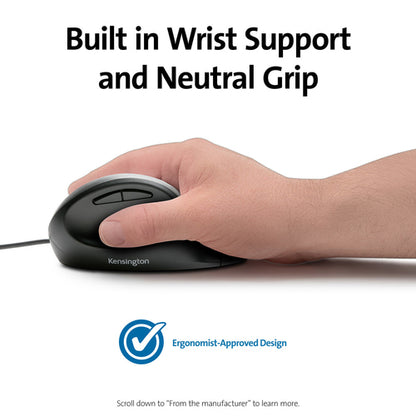 Kensington Pro Fit® Ergo Wired Mouse
