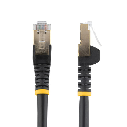 StarTech.com 6ft CAT6a Ethernet Cable - 10 Gigabit Shielded Snagless RJ45 100W PoE Patch Cord - 10GbE STP Network Cable w/Strain Relief - Black Individually Tested/Wiring is UL Certified/TIA