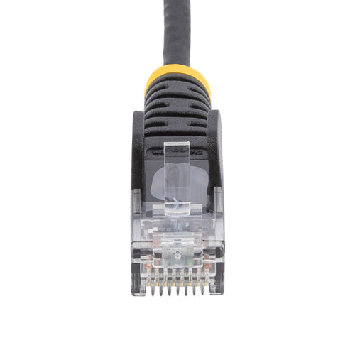 StarTech.com 10 ft. CAT6 Ethernet Cable - Slim - Snagless RJ45 Connectors - Black