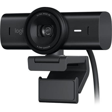 Logitech - MX Brio Ultra HD 4K Video Conference, Gaming and Streaming Webcam - Black