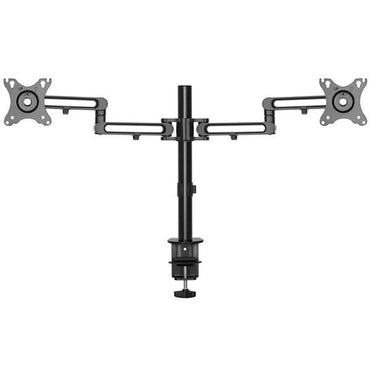StarTech.com Desk Mount Dual Monitor Arm - Desk Clamp VESA Compatible Monitor Mount for up to 32 inch Displays - Ergonomic Articulating Monitor Arm - Height Adjustable/Tilt/Swivel/Rotating