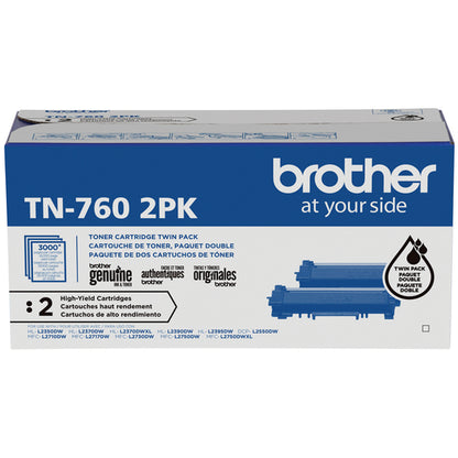 Brother TN-7602PK toner cartridge 2 pc(s) Original Black