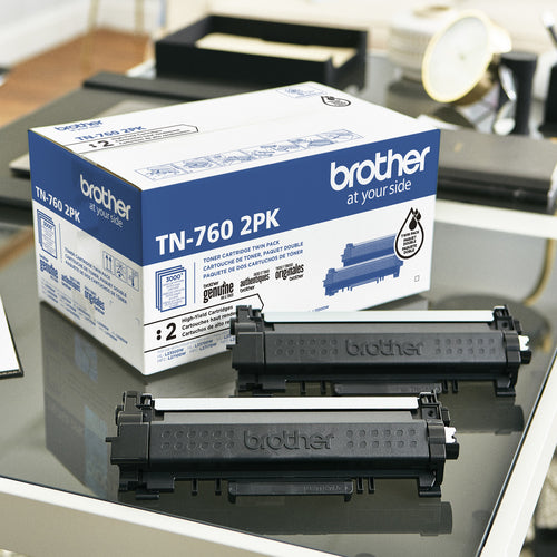 Brother TN-7602PK toner cartridge 2 pc(s) Original Black