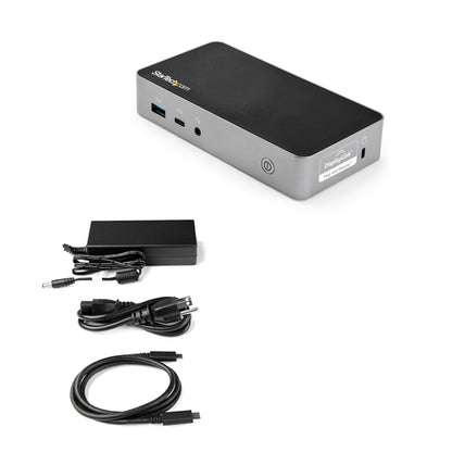 StarTech.com USB-C Dock - Dual Monitor 1080p HDMI Laptop Docking Station - 65W Power Delivery - 1x USB-C, 3x USB-A, Ethernet - Dual Video Display USB 3.1 Gen 1 Type-C Dock - Mac & Windows