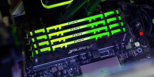 Kingston Technology FURY 64GB 3200MT/s DDR4 CL16 DIMM (Kit of 2) Renegade RGB