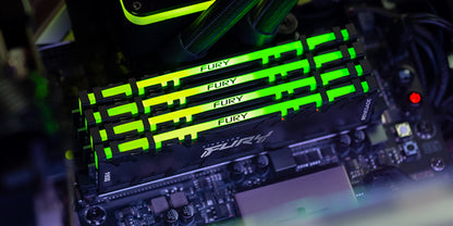 Kingston Technology FURY 64GB 3200MT/s DDR4 CL16 DIMM (Kit of 2) Renegade RGB