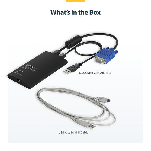 StarTech.com USB Crash Cart Adapter with File Transfer & Video Capture