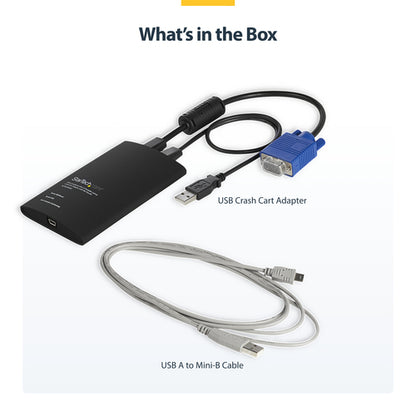 StarTech.com USB Crash Cart Adapter with File Transfer & Video Capture