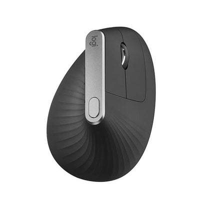 Logitech MX Vertical Wireless Mouse – Ergonomic Design Reduces Muscle Strain  Rechargeable  Graphite