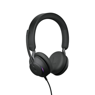 Jabra Evolve2 40 SE MS Stereo Headset Wired Head-band Calls/Music USB Type-C / USB Type-A Black