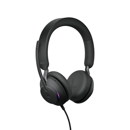 Jabra Evolve2 40 SE MS Stereo Headset Wired Head-band Calls/Music USB Type-C / USB Type-A Black
