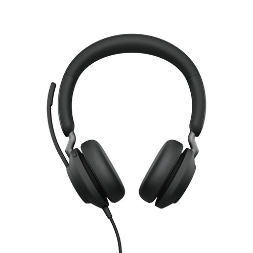 Jabra Evolve2 40 SE MS Stereo Headset Wired Head-band Calls/Music USB Type-C / USB Type-A Black