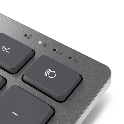 DELL KM7120W keyboard Mouse included Office RF Wireless + Bluetooth English Grey, Titanium