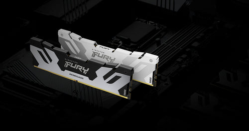 Kingston Technology FURY 32GB 6400MT/s DDR5 CL32 DIMM (Kit of 2) Renegade White XMP
