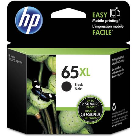 HP 65XL Original Single Ink Cartridge - Black (HEWN9K04AN): High Yield Printer Ink