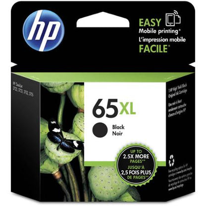 HP 65XL Original Single Ink Cartridge - Black (HEWN9K04AN): High Yield Printer Ink