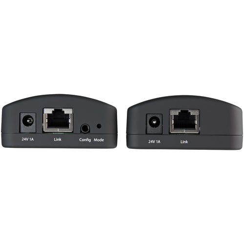StarTech.com USB 2.0 Extender over Cat5e/Cat6 Cable (RJ45) - Locally or Remotely Powered Industrial Metal USB Extender Adapter Kit w/ ESD Protection - 330ft/100m - 480 Mbps
