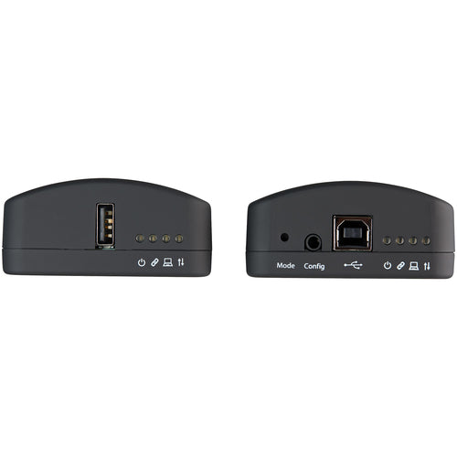 StarTech.com USB 2.0 Extender over Cat5e/Cat6 Cable (RJ45) - Locally or Remotely Powered Industrial Metal USB Extender Adapter Kit w/ ESD Protection - 330ft/100m - 480 Mbps